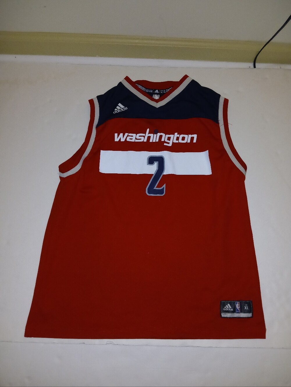 John Wall Washington Wizards Jersey Adidas Youth XL